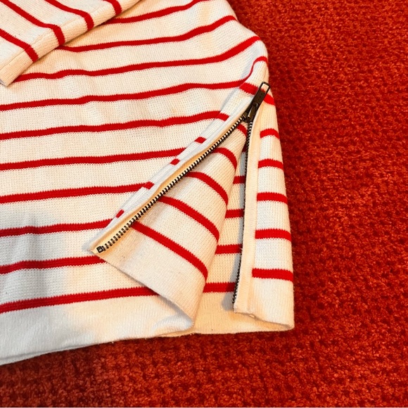 ♥️2xHost pick♥️ J Crew red and white striped sweater - Picture 4 of 9